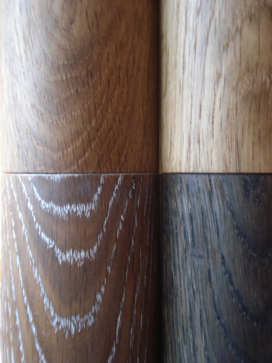 Peppermill and salt grinder white oak set pepper mill