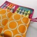 Mini Crayon Roll - Hot Blossom - holds 8 - 10 crayons
