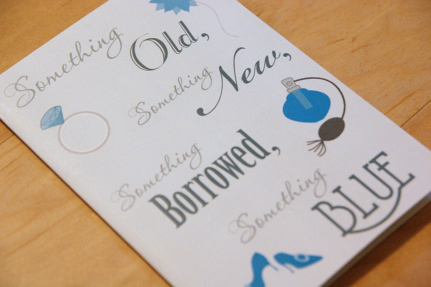 Bridal Shower / Wedding Card - Something Old, Something New