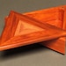 Keepsake Box, Redheart and Bubinga, Magnetic Hinge