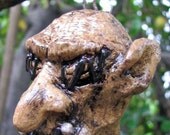 Skinz - Shrunken Troll Head Horrornament 5 - Fantasy Horror Art Doll