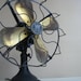 Industrial Chic.  Antique / Vintage Westinghouse Fan with Brass Blades.