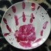 Bloody murder scene extra large cup and saucer.