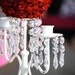 Candelabra Wedding Centerpiece  with Red Rose Flower Ball
