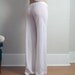 wedding lingerie pants in tencel with palazzo legs and drawstring - PEARL bridal sleepwear range - made to order