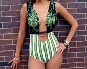 High-Waisted Scoop One-Piece