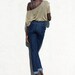 Wide Boatneck Top with 3/4 Sleeves
