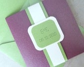 The Layered Pocketfold Invitation Set