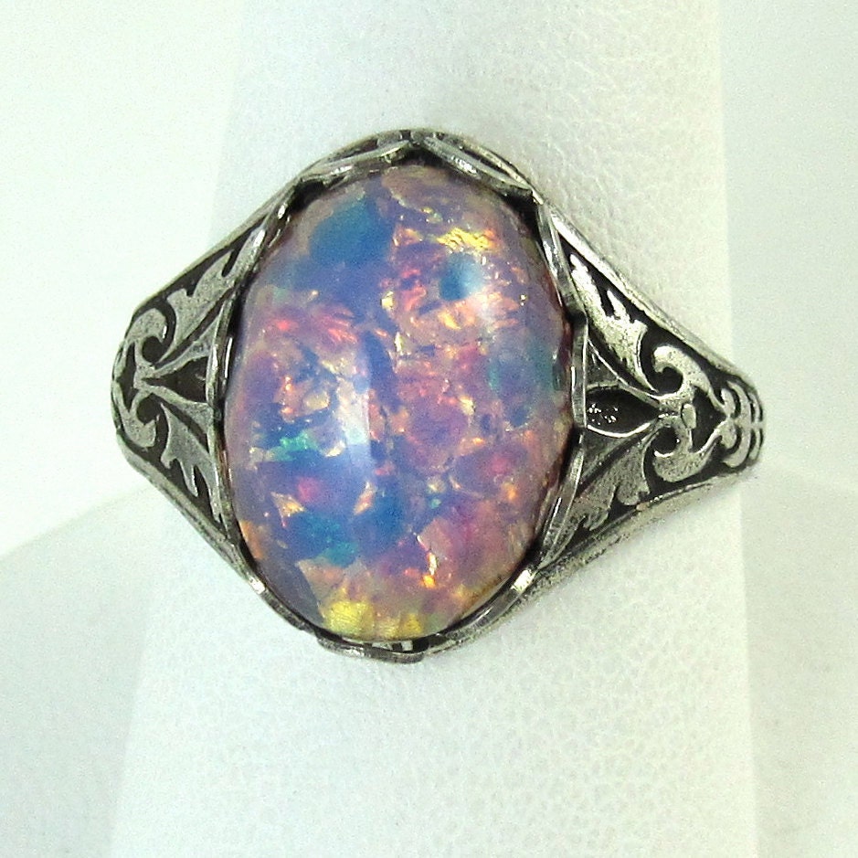 Fire Opal Ring