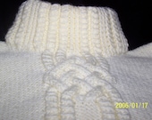 Irish Fisherman Hand Knitted Sweater for Adults