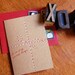 Favorite things, Letterpress Valentine card.