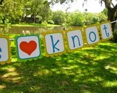 Tied the knot banner