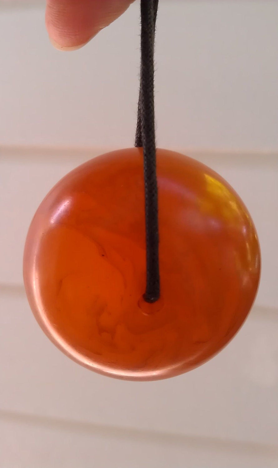 Bakelite Made in Morocco Amber Resin Bedouin BEAD 50mm