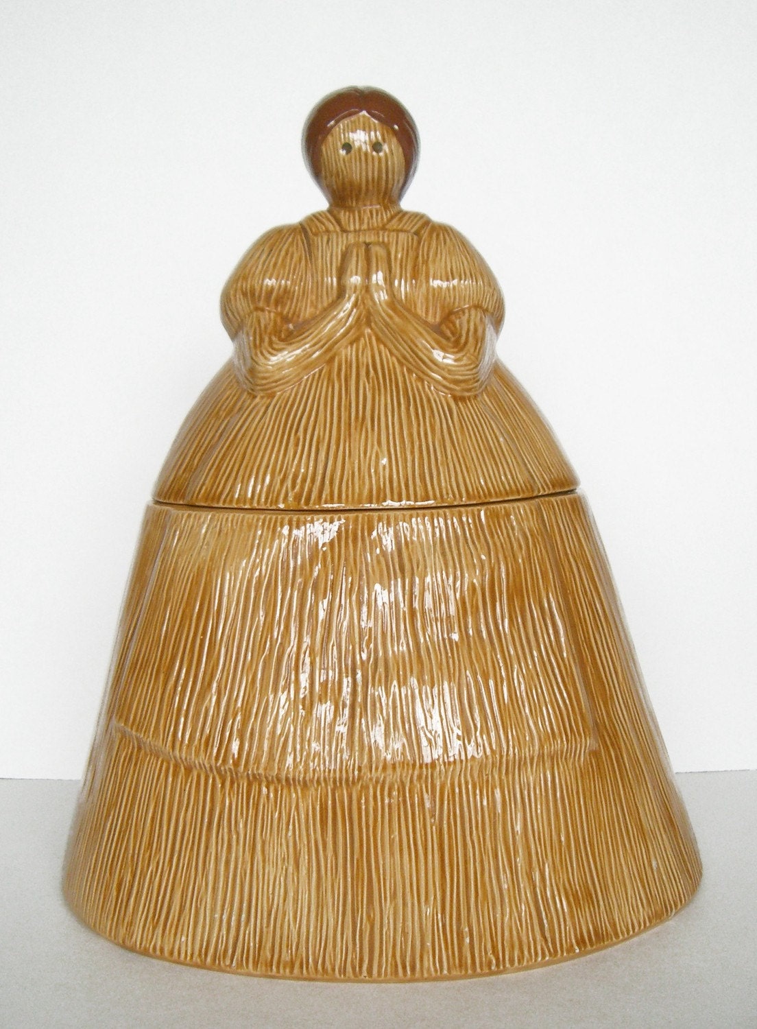 Very Rare Harvest Lady Prayer Cookie Jar