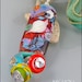 Funky Pelican Bird Necklace - Art Glass Bead by Michou