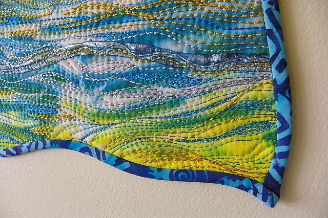 RESERVED for Marisha MarveLes SUMMER SHIMMER Art Quilt