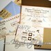 Super Cute Atlas Map Vintage Modern Rustic Pocket-Fold Wedding Invitation - Scrolls, Bird, Map - By My Lady Dye