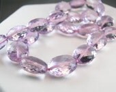 Pink Amethyst 22 Ovals Nuggets AAA Micro Faceted