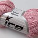ice yarns ribbon yarn crepe textured light pink soft 1 skein knitting crochet supplies bulky chunky craft rug ships at usps cost from usa