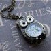 Brass Owl Necklace - Enchanted Steampunk Owl Bot - By TheEnchantedLocket