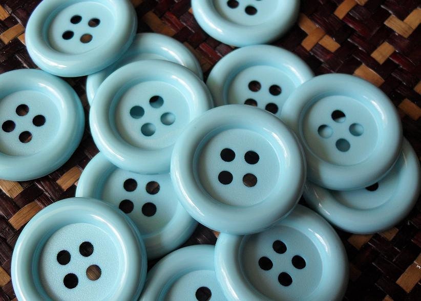 Big Fancy Buttons - Light Blue- 10 Buttons Only 2.95USD
