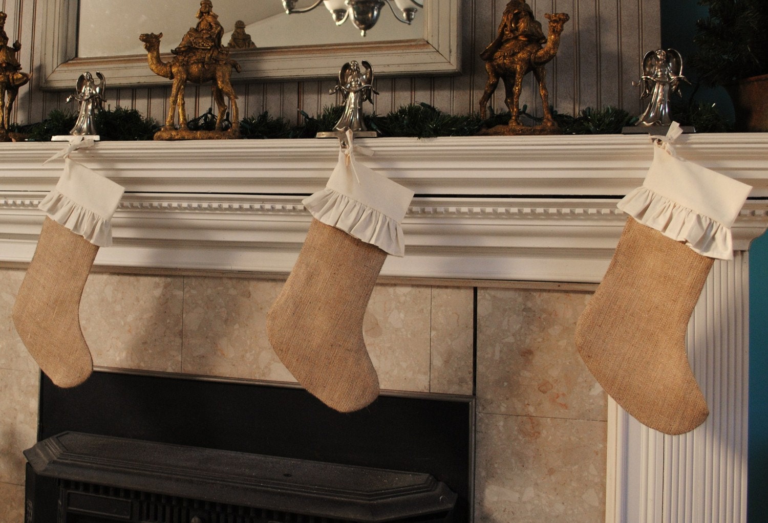 Burlap Stockings