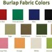 Burlap Ruffled Bed Skirt Full and Twin