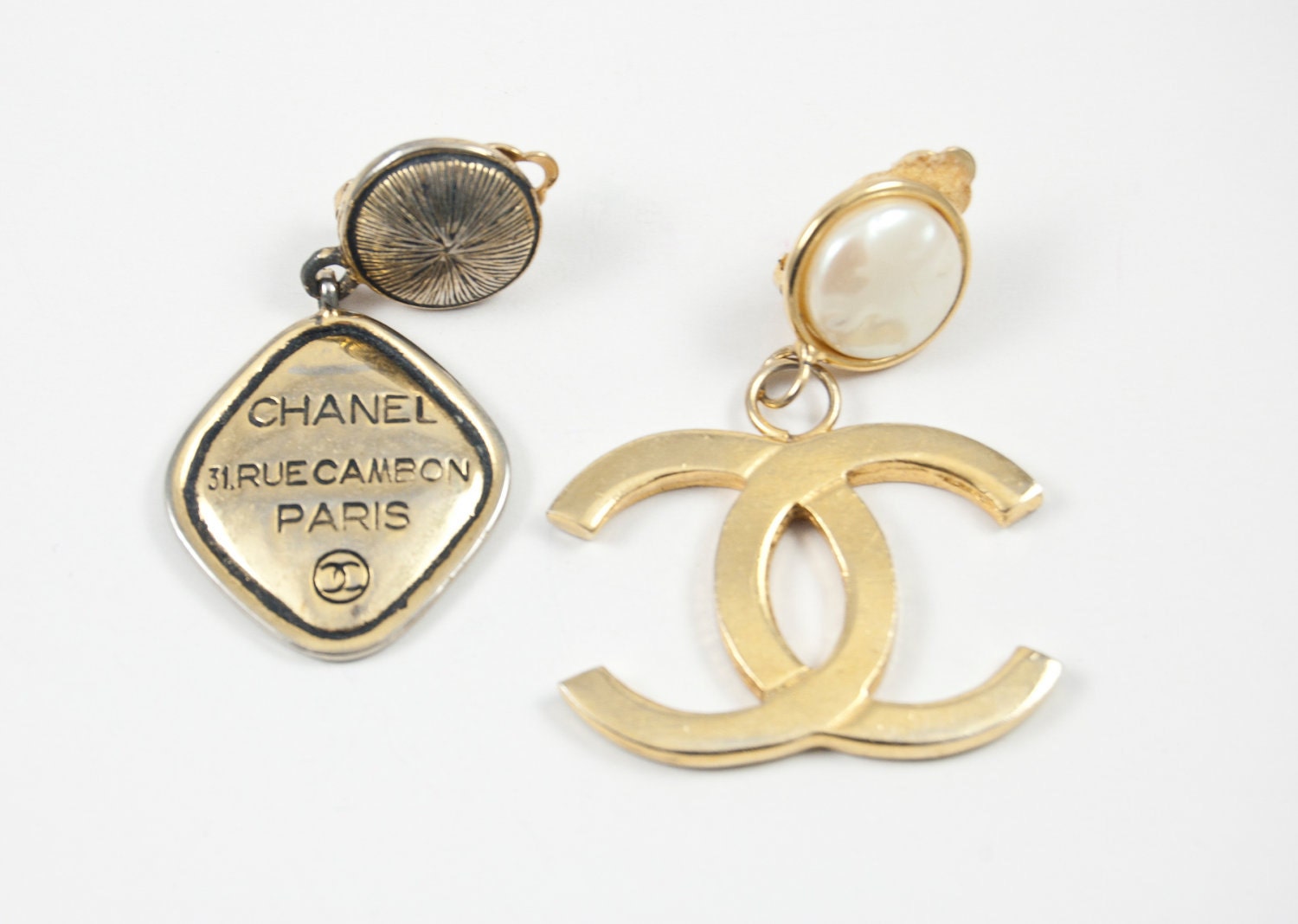 Vintage Chanel Earrings by LuxandLou on Etsy