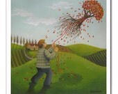Tree Kite print