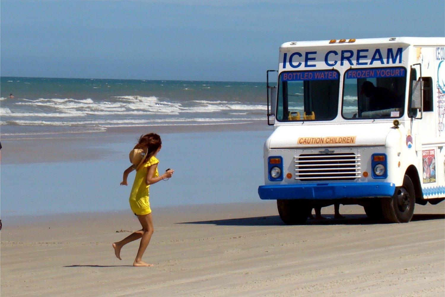 Ice Cream Truck on the Beach Fine Art by BlueDoorPhotography1