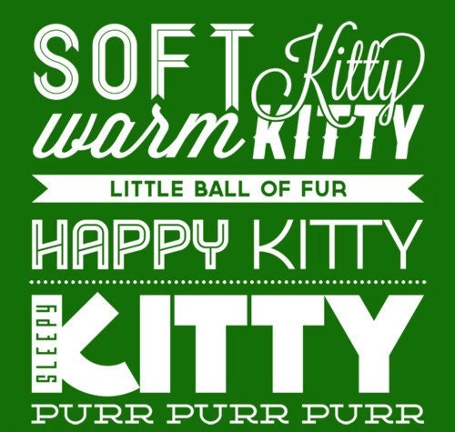 Big Bang Theory Sheldon Cooper Song Lyrics Soft Kitty Warm Kitty 8x10 Print