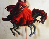 The Red Rider Paper Puppet