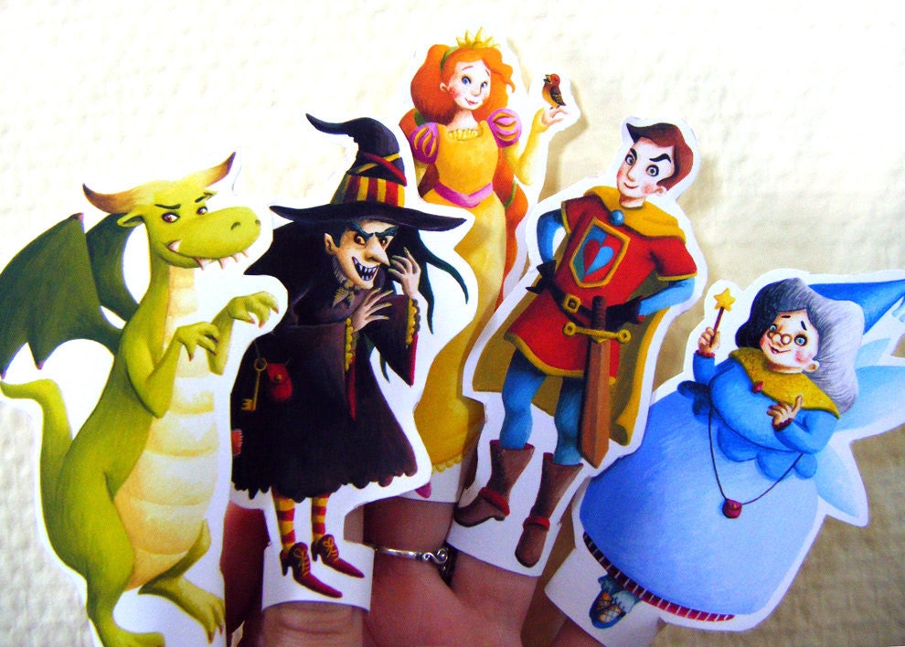 Fairy Tale Set of 5 Finger Puppets