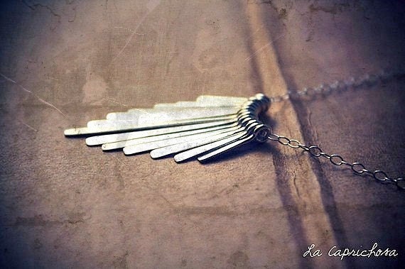 Delicate Dainty Necklace Fringe Necklace Modern Jewelry Fall Fashion