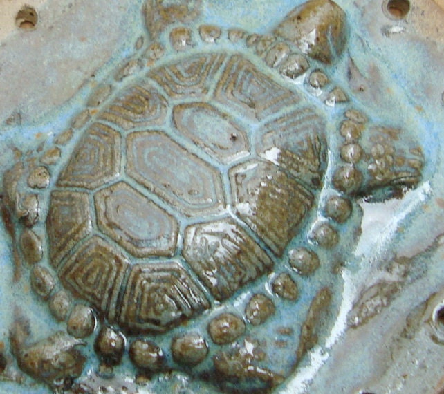 3D Turtle Start for Basketry Blue and Green