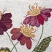 Jacobean Flower Kit / Applique, Embroidery - Your Choice of Pattern