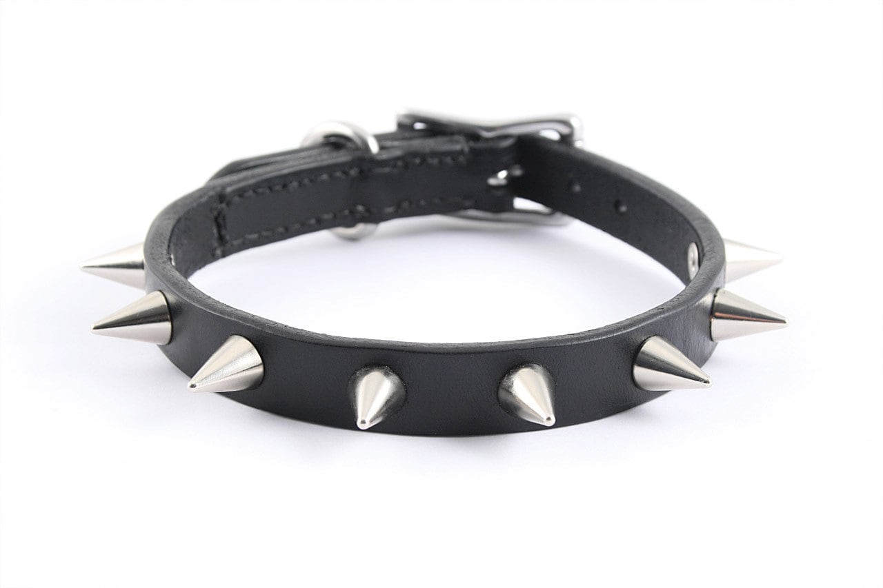 Items similar to Spiked Dog Collar - size M- on Etsy