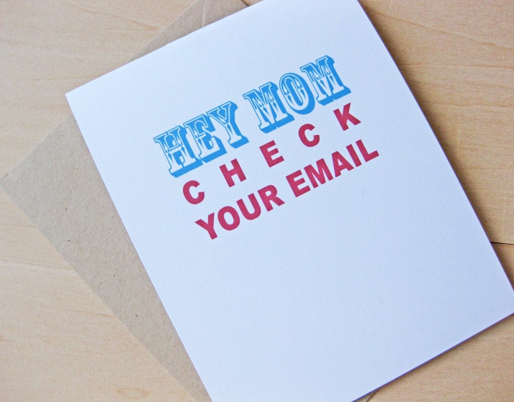 Funny Mom Greeting Card, the Art of Follow-Up