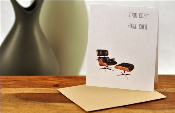Modern Man Greeting Card