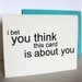 Sassy Modern Greeting Card