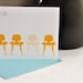 Miss You Midcentury Modern Greeting Card