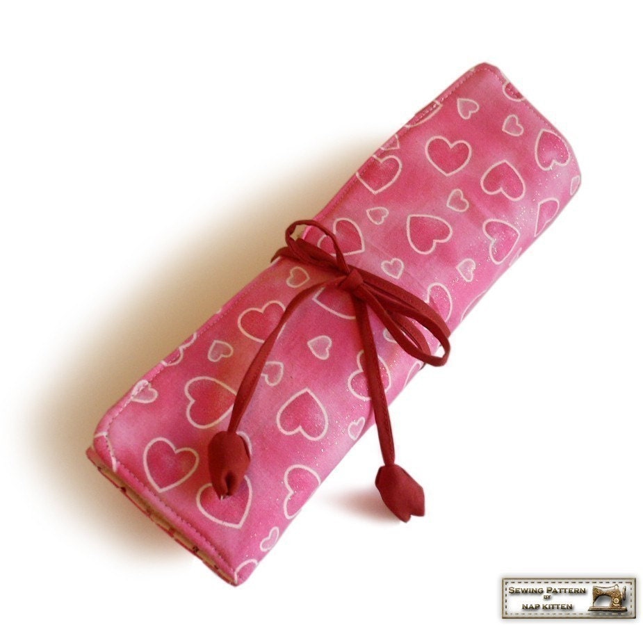 Roll organizer sewing pattern/tutorial --- PDF
