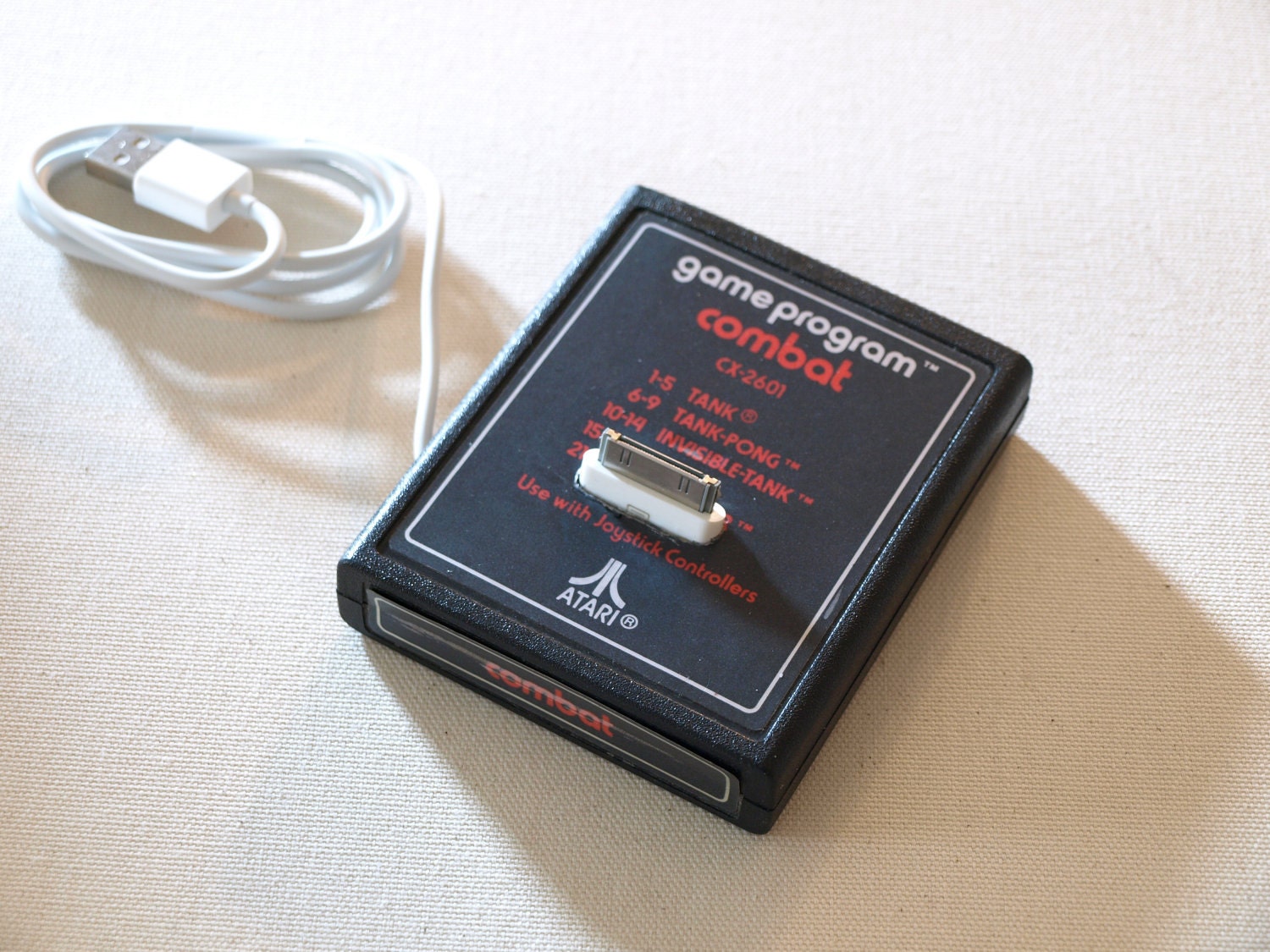 Atari 2600 Combat - iPhone and iPod Dock (4S Compatible)