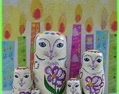My Lovely Bunny -Nesting Dolls for Birthday, Personalized GIFT Ideas