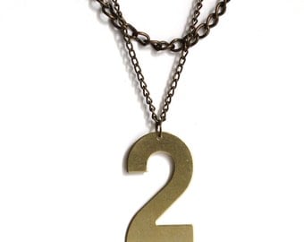 lucky number necklace - no.2