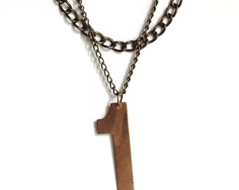 lucky number necklace - no.1