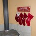 Custom Stocking Hanger Vinyl Wood Sign