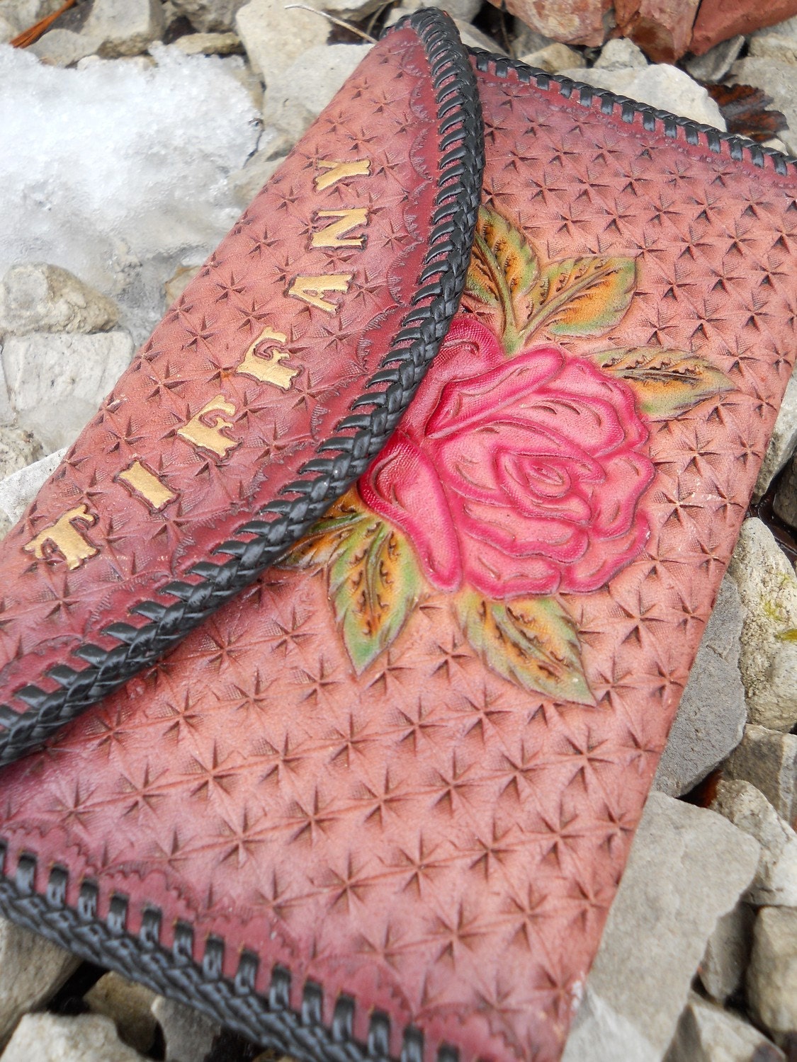 MOST AWESOME Unicorns and Beauty Queen Tooled Wallet