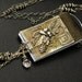 Reserved listing for Marty The Birds and the Bees Book Necklace Sterling Silver
