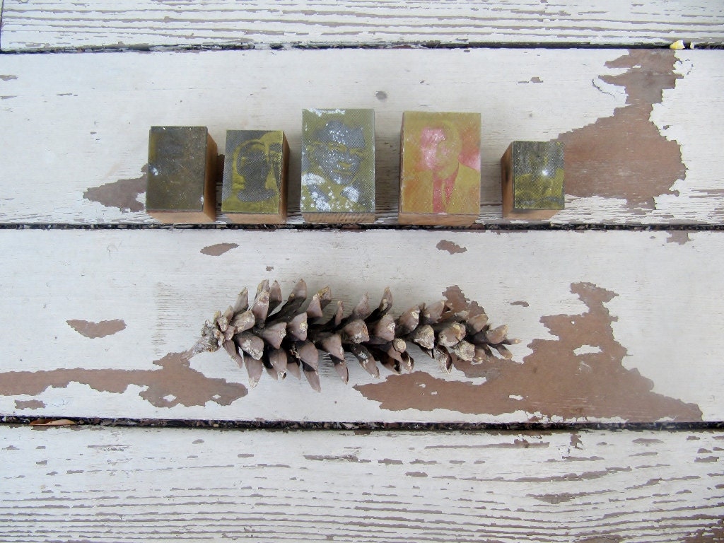 On Reserve-Collection of Wee Printing Press Photography Blocks
